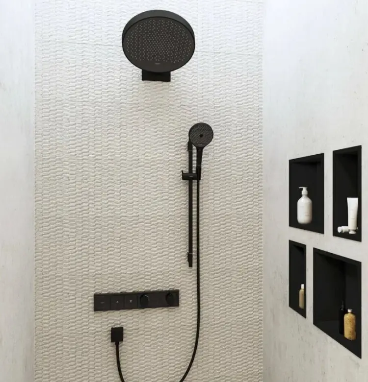 Hansgrohe верхний душ White House Hansgrohe Rainfinity 26230670, алюминий