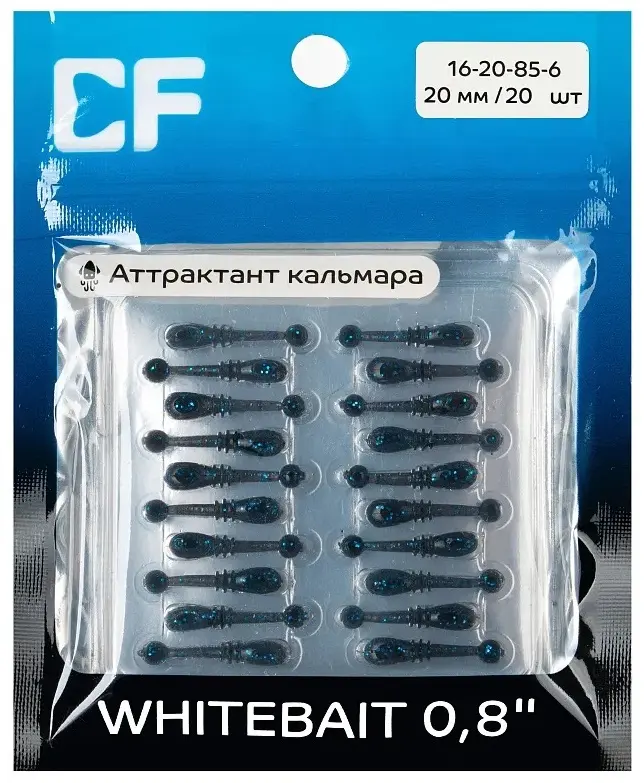 Мягкая приманка Crazy Fish Whitebait 0.8" 16-20-85-6 20 шт 20 мм 85 купить,NaN