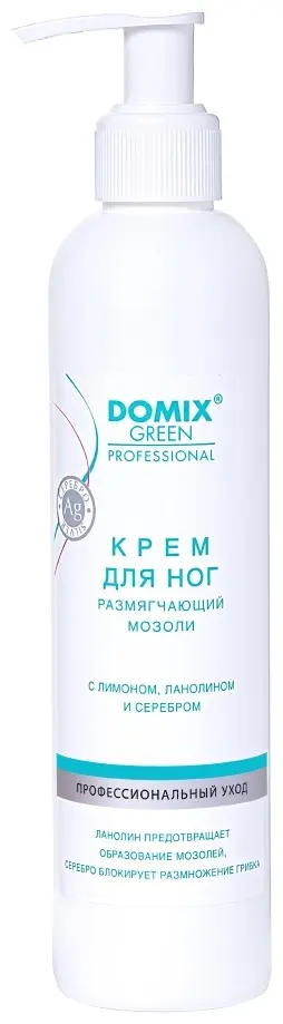 Крем для ног Domix Green Professional с кокосовым маслом и экстрактом лимона, 250 мл - ForteMarket Крем для ног Domix Green Professional с кокосовым маслом и экстрактом лимона, 250 мл купить,NaN