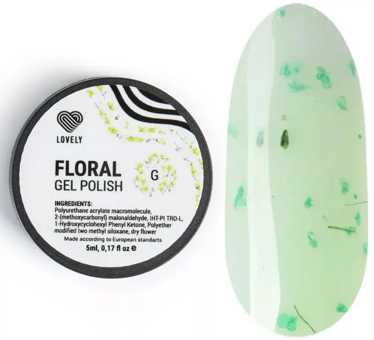 Lovely гель-лак Floral G глянцевое 5 мл купить,NaN