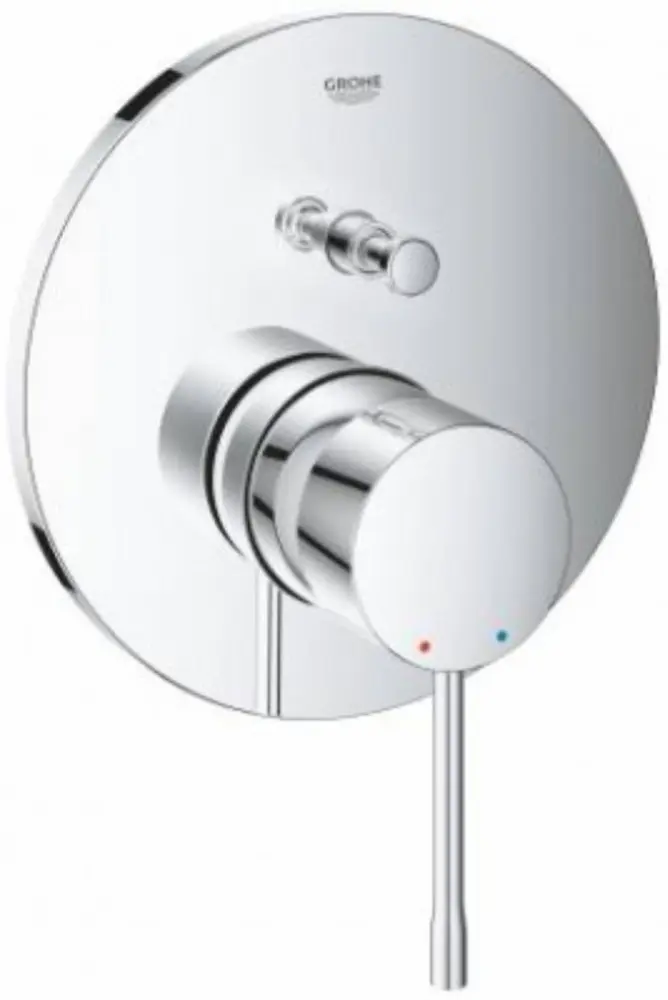 Смеситель для ванны Grohe 24058001 GROHE Essence Смеситель однорычажный на 2 выхода, латунь, цвет серебряный купить,NaN