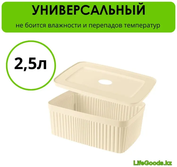 LifeGoods.kz органайзер универсальный 23x15x9 см, пластик купить,NaN