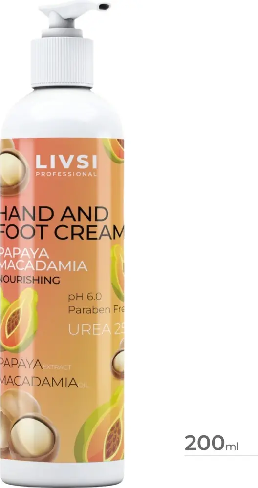 Livsi Papaya Macadamia крем для рук 200 мл купить,NaN