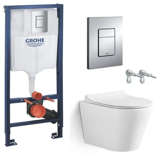 Grohe унитаз с инсталляцией Rapid SL 38772001 189800, санфаянс купить,NaN