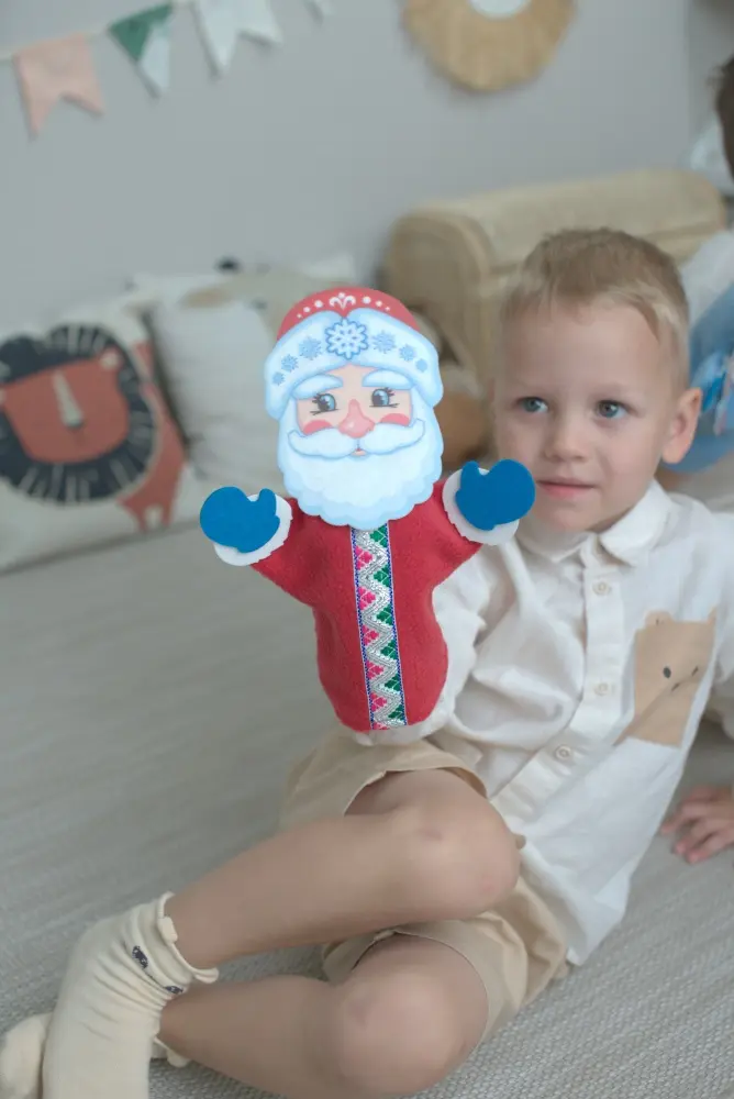 Кукольный театр Smile Decor Дед Мороз красный нос купить,NaN