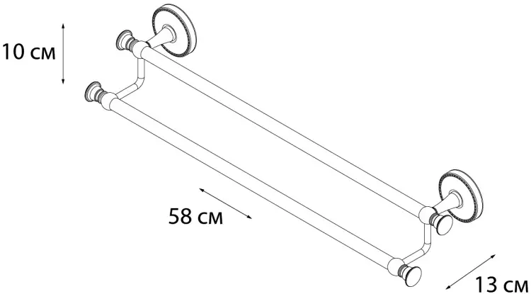 FIXSEN держатель Adele FX-55002 1 шт, металл купить,NaN
