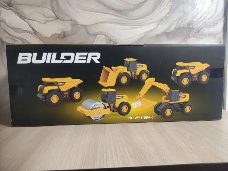 Спецтехника Набор строительной техники WENYI Builder желтый купить,NaN