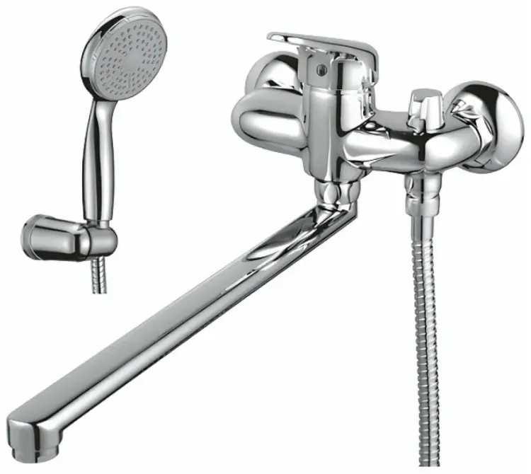 Смеситель для ванны Lemark LM4117C, латунь, цвет серебристый купить,NaN