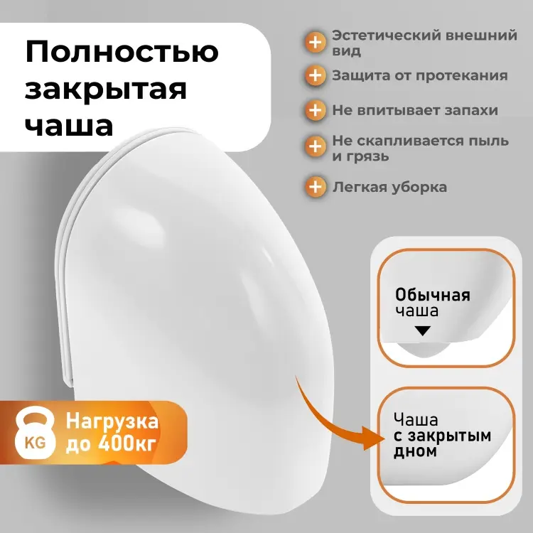 Grossman унитаз GR-4411SQC, санфаянс купить,NaN