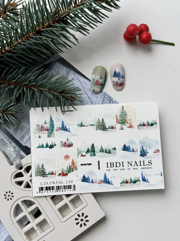 IBDI Nails слайдеры COLORFUL 230 1 шт купить,NaN
