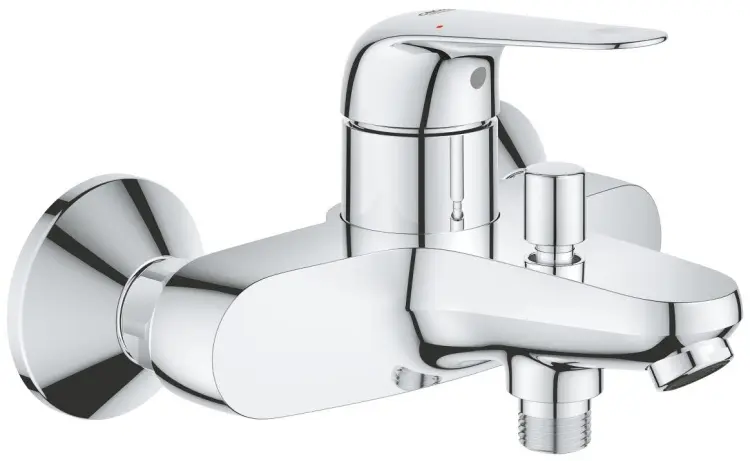 Смеситель для ванны Grohe Euroeco, латунь, цвет серебристый купить,NaN