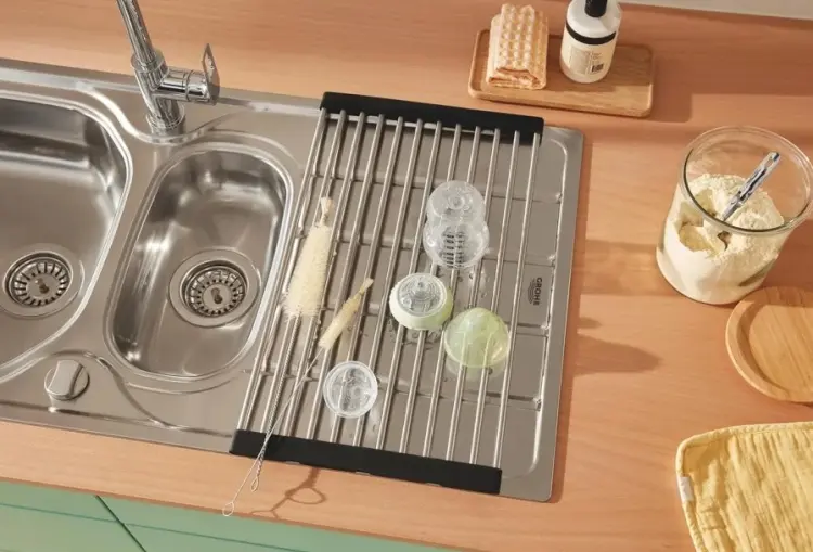 Grohe полка кухонная White House 40856SD0 1 шт, нержавеющая сталь купить,NaN