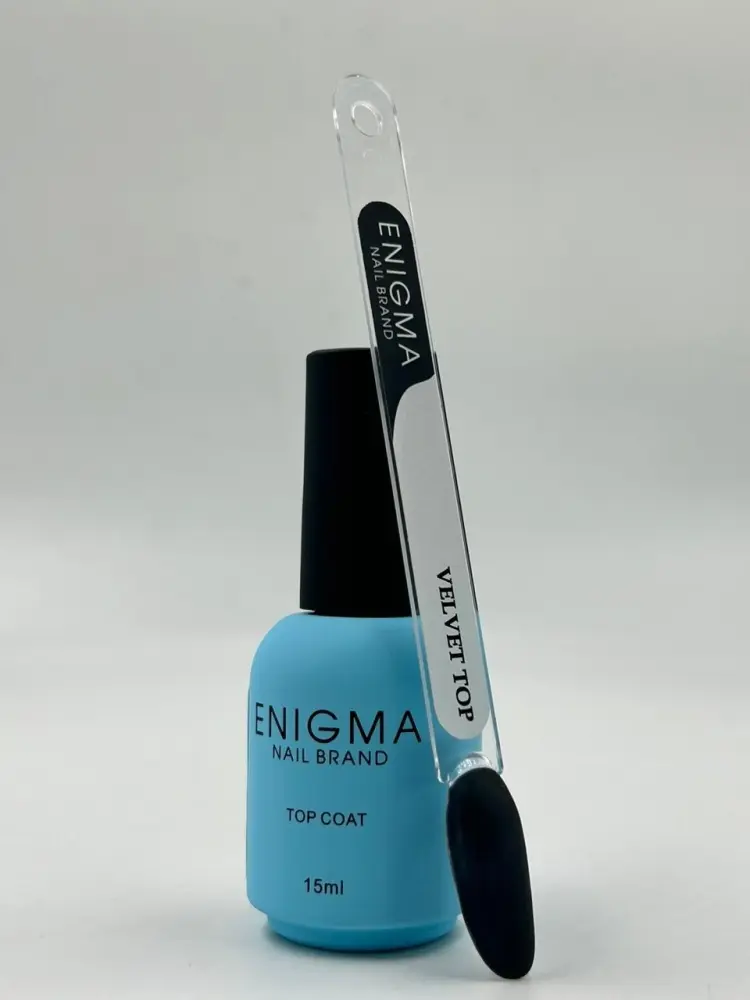 ENIGMA верхнее покрытие Top Coat Velvet матовое 15 мл купить,NaN