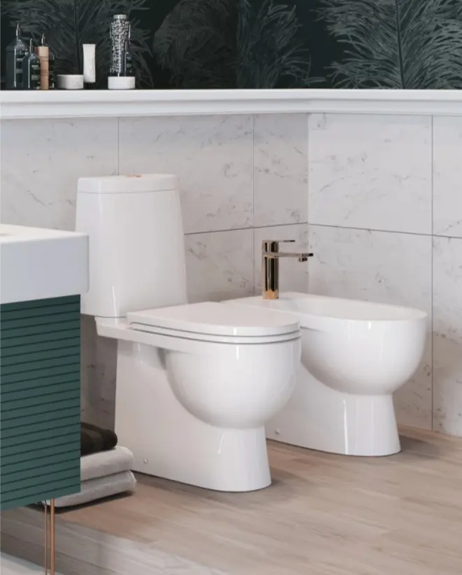 Sanita Luxe унитаз-компакт Fest Comfort Белый S1, санфарфор купить,NaN