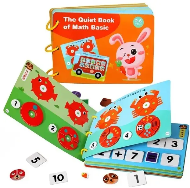 Обучающий набор математика для малышей The Quiet Book of Math Basic купить,NaN