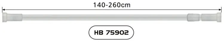Карниз прямой Haiba 260 см, HB75902 купить,NaN