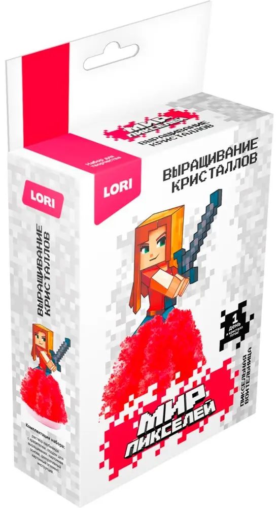 Выращивание кристаллов LORI Пиксельная воительница 36299 купить,NaN