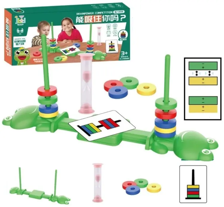 Магнитная игра Магнитная игра Собери по образцу Лягушка купить,NaN