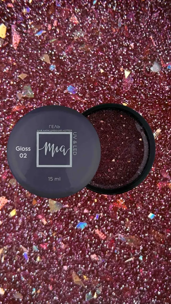 Mia гель Gloss gel 02 15 мл купить,NaN