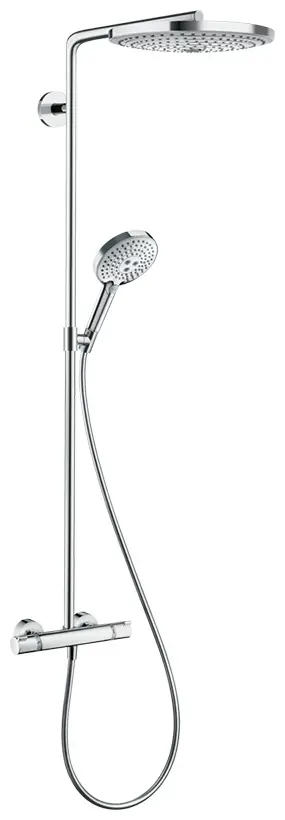Hansgrohe душевая стойка Raindance Select S Showerpipe 300 27133000 с термостатом купить,NaN