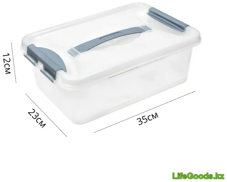 LifeGoods.kz контейнер универсальный 35x23x12 см, пластик купить,NaN