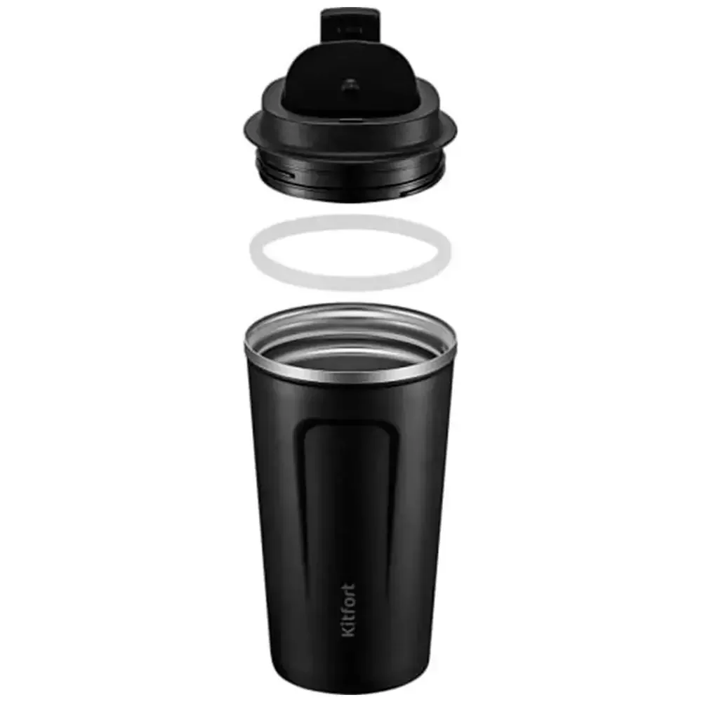 Термокружка Kitfort КТ-1226 0.5л Black купить,NaN