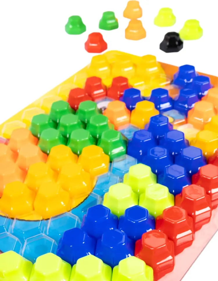 Мозаика Baby Toys Трактор соты 107 шт купить,NaN