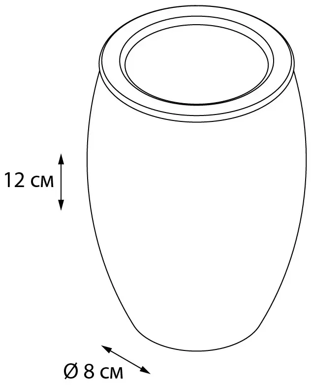 FIXSEN стакан DECO FX-280-3 1 шт, полирезина