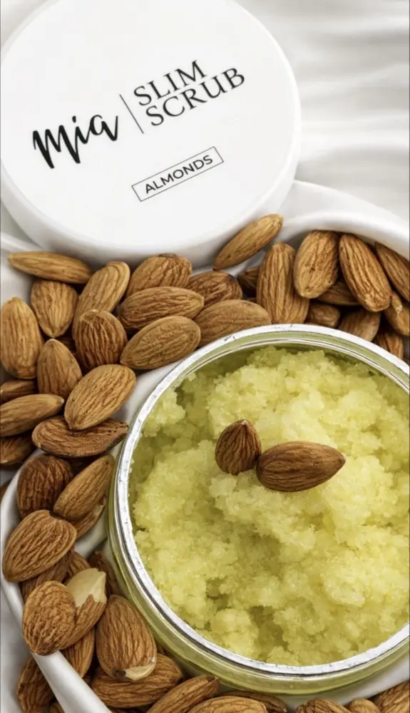 Mia эмульсия Slim scrub Almonds 150 мл купить,NaN