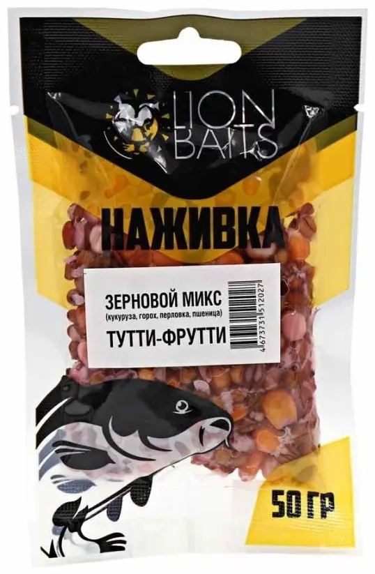 Прикормка Lion Baits LBZM-02 Тутти-Фрутти 0.05 кг купить,NaN