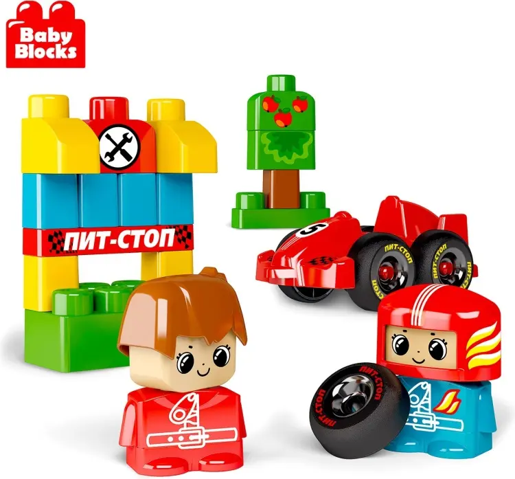 Конструктор Десятое Королевство Пит-стоп 03909, деталей 30 шт купить,NaN