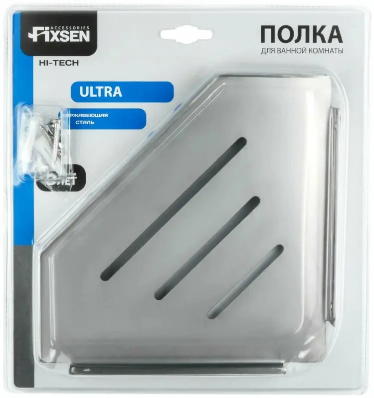 FIXSEN полка White House Fixsen Hi-Tech хром FX-841 1 шт, металл купить,NaN