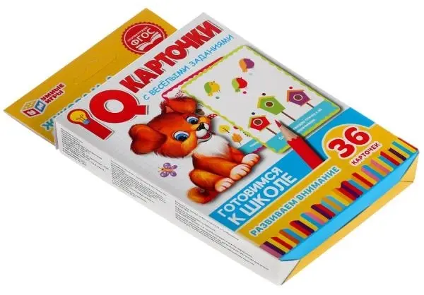 Книга Жукова М.А.: IQ карточки. Развиваем внимание купить,NaN