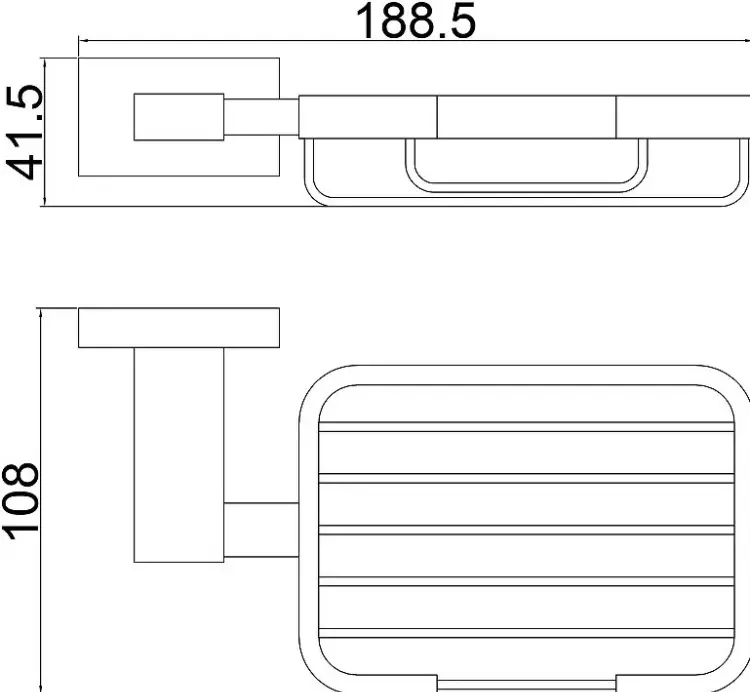 Belz мыльница White House BELZ B90302-1 1 шт, нержавеющая сталь купить,NaN