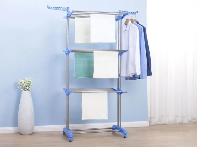 Сушилка напольная Youlite 64x126x170 см, кол-во уровней: 3, металл купить,NaN