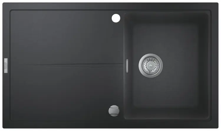 Кухонная мойка Grohe K400 31640AP0 86х50х20.5 см, искусственный мрамор, тон черный купить,NaN