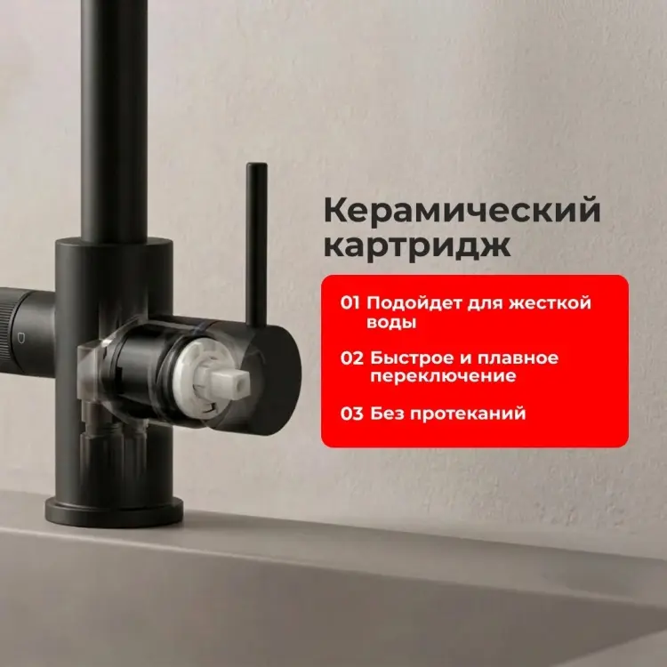 Смеситель для кухни Grohe 30590KF0, латунь, цвет черный купить,NaN