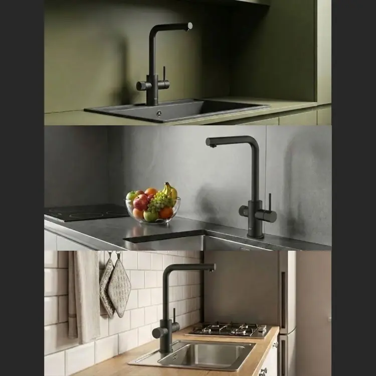 Смеситель для кухни Grohe 30590KF0, латунь, цвет черный купить,NaN