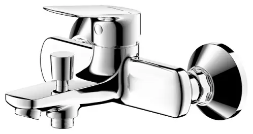 Смеситель для ванны BRAVAT Rhein F6429564CP-01-ENG, латунь, цвет серебристый купить,NaN