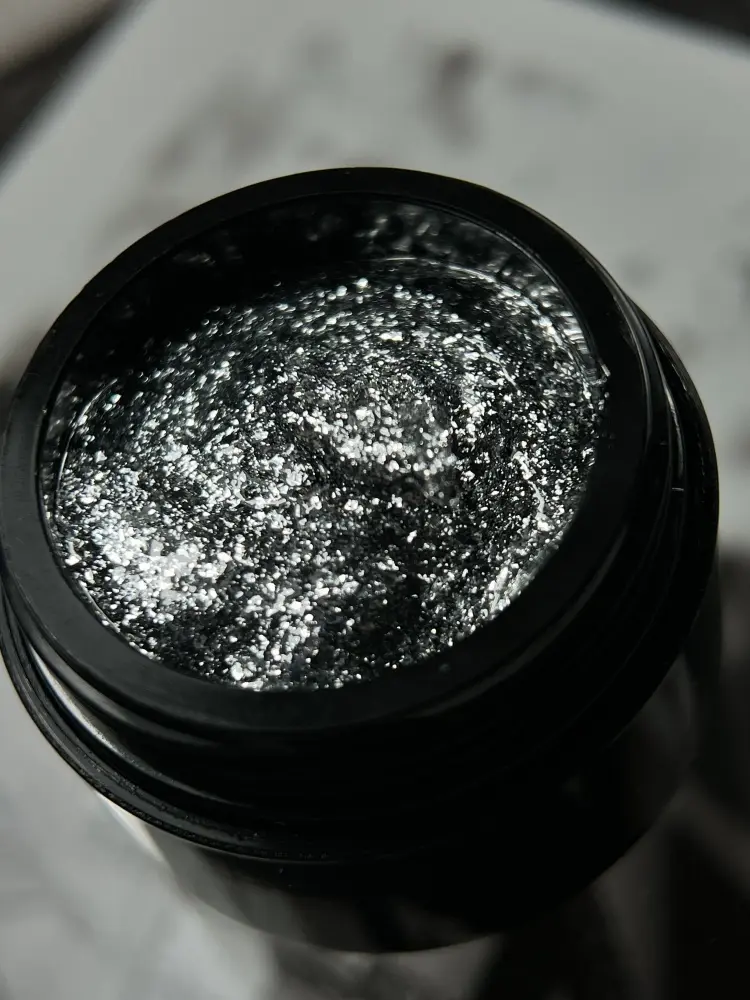 NAVI Professional гель-паста Glam Silver art gel Серебристый 5 мл купить,NaN