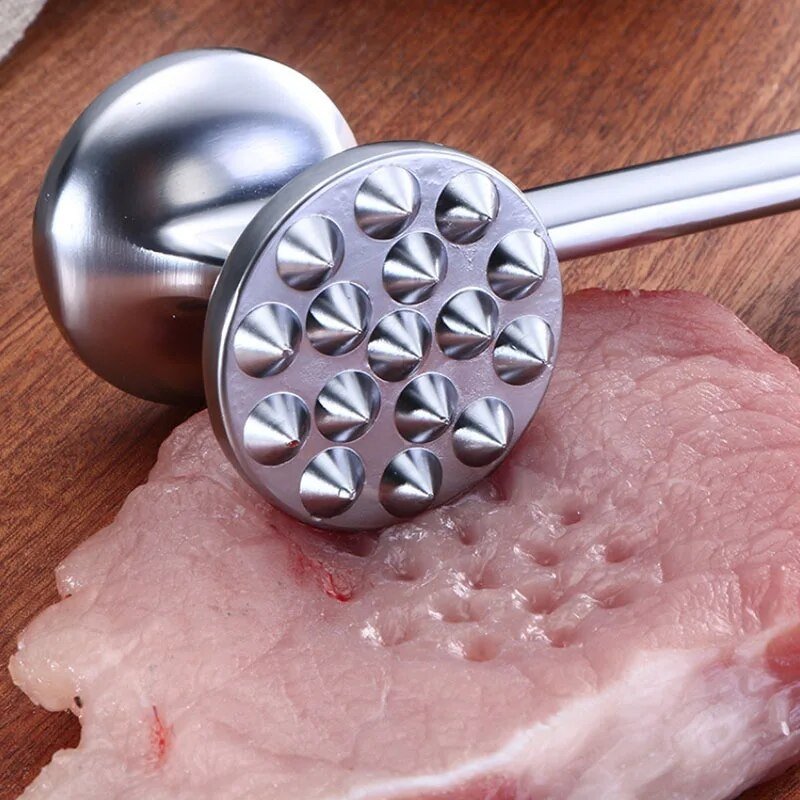 Молоток для отбивания мяса HomeLove нержавеющая сталь, силикон, 1 шт купить,NaN