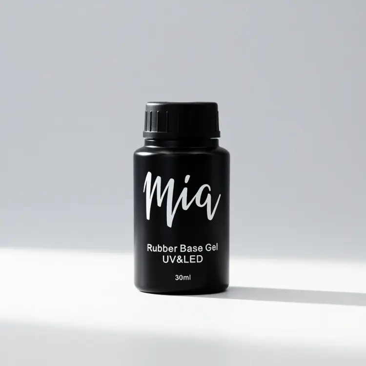 Mia верхнее покрытие Rubber Top coat Clear глянцевое 30 мл купить,NaN