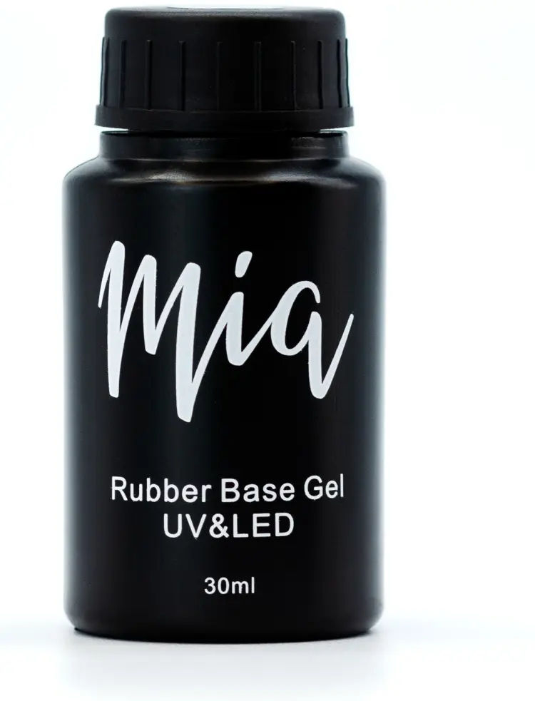 Mia верхнее покрытие Rubber Top coat Clear глянцевое 30 мл купить,NaN