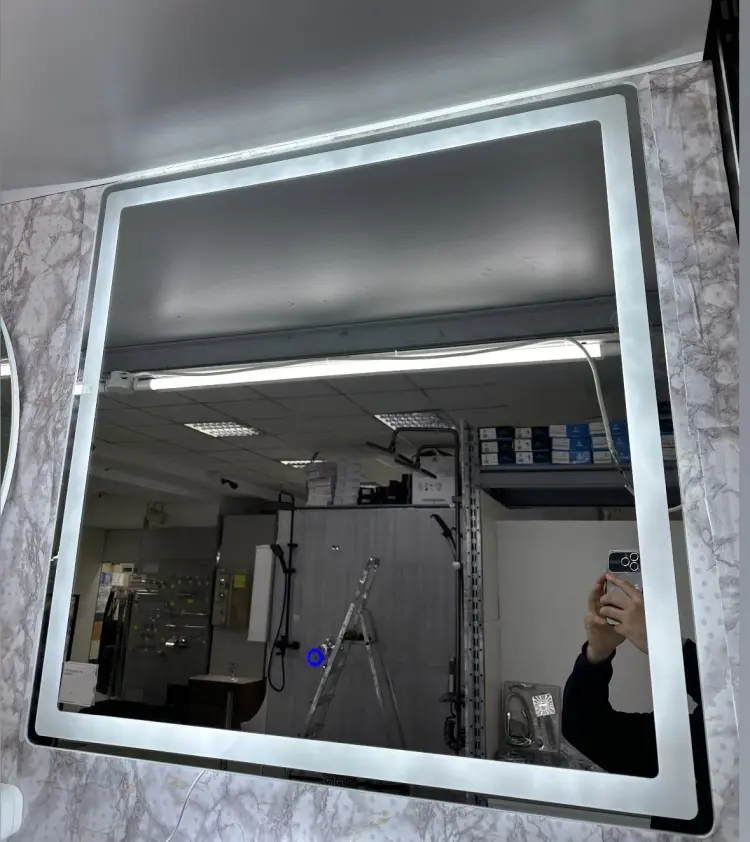 Умное зеркало настенное 80x80 см