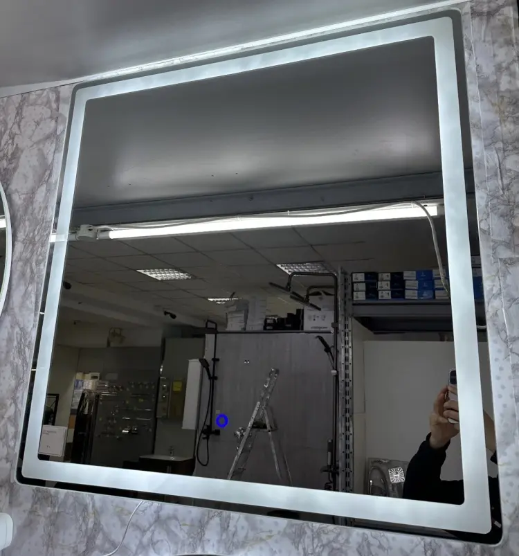 Умное зеркало настенное 80x80 см