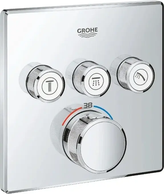 Смеситель для душа Grohe Grohtherm SmartControl 29126000, однозахватный купить,NaN