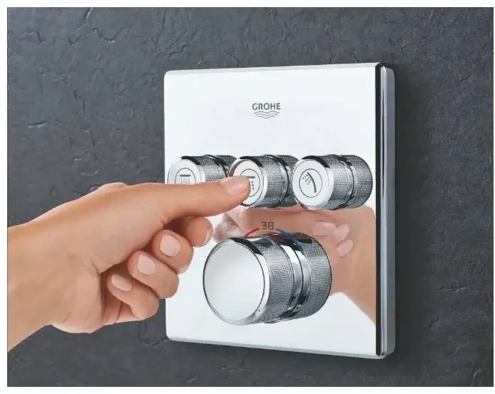 Смеситель для душа Grohe Grohtherm SmartControl 29126000, однозахватный купить,NaN