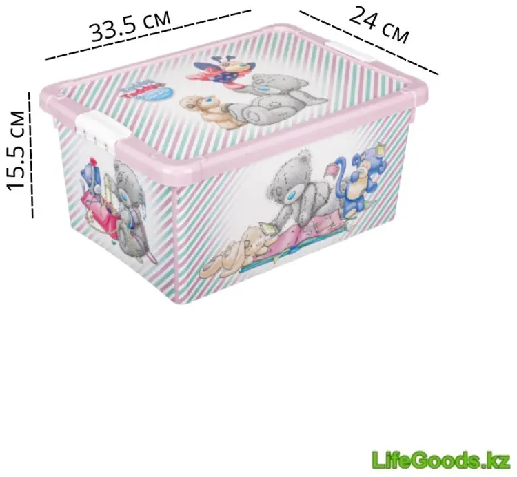 LifeGoods.kz ящик универсальный 33.5x24x15.5 см, пластик купить,NaN