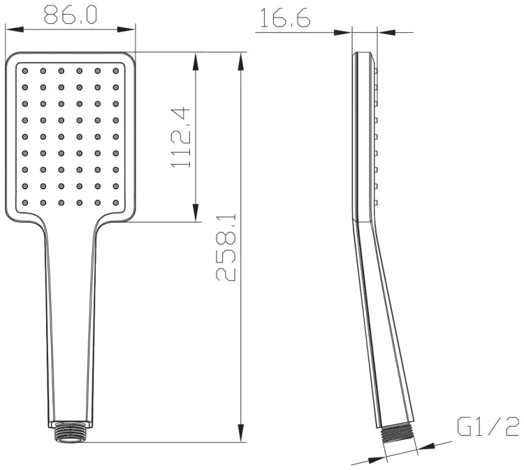 Lemark лейка для душа LM8124C