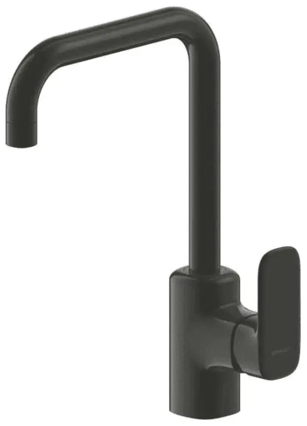 Смеситель для кухни BRAVAT F7421454BW-ENG, латунь, цвет черный купить,NaN